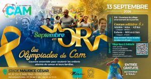 Visuel flyer des olympiades de Cam 2026